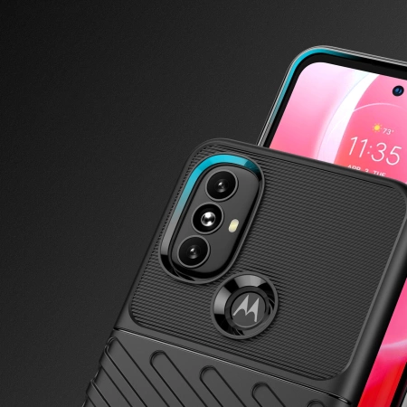 Thunder Case flexible gepanzerte Hülle für Motorola Moto G Power 2022 schwarz
