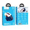 HOCO mysz komputerowa gamingowa przewodowa USB A 3600DPI GM31 biało niebieska