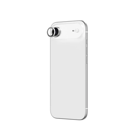 AmazingThing Lens Glass for iPhone 17 Air with Silver Aluminum Frame