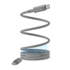 Yesido magnetyczny Kabel CA172C 60W Type-C - Type-C 1m 3A, GRAY / SZARY