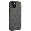 Guess GUHCP14SG4GFGR iPhone 14 6.1 &quot;gray / gray hard case 4G Metal Gold Logo