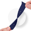 Dux Ducis Strap Watch Strap 8 / 7 / 6 / 5 / 4 / 3 / 2 / SE (45 / 44 / 42mm) Silicone Band Bracelet Navy Blue (OceanWave Version)