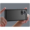 Carbon Case Hülle für Realme 10 Pro+ flexible Silikon-Carbon-Hülle schwarz