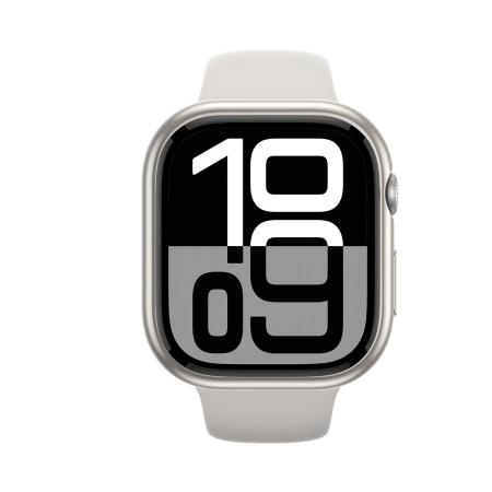 AmazingThing Minimal Case für Apple Watch 46 mm – Silber