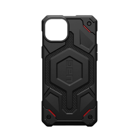 UAG Monarch Pro - protective case for iPhone 15 Plus, compatible with MagSafe (kevlar black)