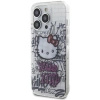 Hello Kitty IML Kitty On Bricks Graffiti case for iPhone 15 Pro Max - white