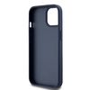 DKNY DKHCP15SPRTHSLB iPhone 15 / 14 / 13 6.1" niebieski/blue hardcase Leather Mono Stripe & Metal Logo