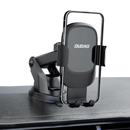 Dudao F5N+ smartphone holder with suction cup, gravity - black