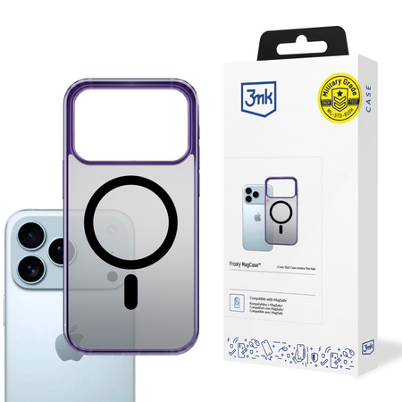 Apple iPhone 17 Pro Max - 3mk Frosty MagCase Purple