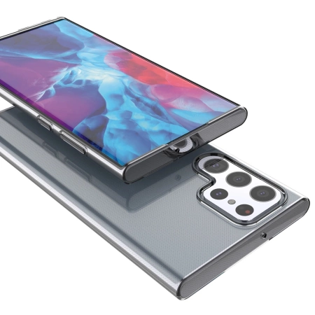 Ultraklare Gelabdeckung 0,5 mm Samsung Galaxy S22 Ultra Transparent