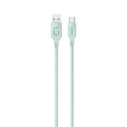USAMS Kabel USB-C PD Fast Charging 1,2m 6A Lithe Series zielony/green SJ568USB04 (US-SJ568)