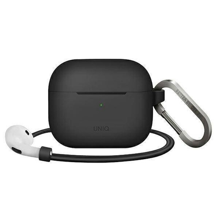 UNIQ Hülle Vencer AirPods 3. Gen. Silikongrau / Anthrazit Dunkelgrau