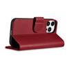iCarer Wallet Case 2in1 iPhone 14 Pro Flip Leather Cover Anti-RFID red (WMI14220726-RD)