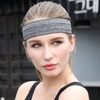 Elastic fabric headband for running fitness pink