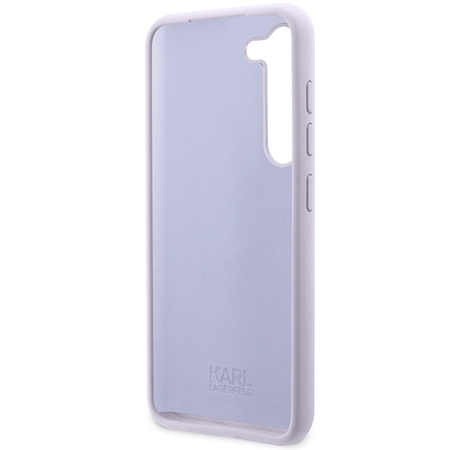 Karl Lagerfeld Silicone NFT Ikonik - Etui Samsung Galaxy S23+ (fioletowy)