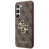 Oryginalne Etui GUESS Hardcase GUHCS24M4GMGBR do Samsung S24 Plus (Leather 4G Metal Logo / brązowy)