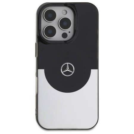 Original Case IPHONE 16 PRO MAX Mercedes Hardcase Double Layer BiColor MagSafe (MEHMP16X23HBIGK) black