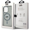Karl Lagerfeld nakładka HC MagSafe IML Metal K. Head do iPhone 15 Pro 6,1" czarna