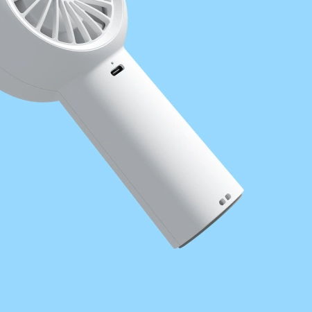 Mini wentylator Jisulife Handheld Fan Life5 Plus 4000 mAh przenośny wiatraczek USB - biały