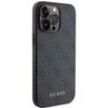 Guess 4G Metal Gold Logo Hülle für iPhone 15 Pro Max – Grau