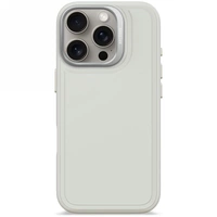 Etui Decoded AntiMicrobial Silicone Stacks Backcover z MagSafe do iPhone 16 Pro - szare