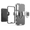 Ring Armor case for Samsung Galaxy A24 4G armored cover magnetic holder ring black
