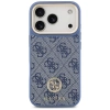 Guess 4G Strass Logo MagSafe Case für iPhone 17 Pro - Blau