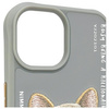 Nimmy etui iPhone 15 6.1" szary/gray      Glasses Cool Dog