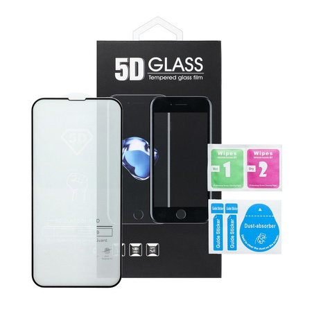 5D Full Glue Tempered Glass - do iPhone 6G/6S czarny