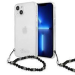 Guess GUHCP13SKPSBK iPhone 13 mini 5,4 &quot;Transparent hardcase Black Pearl
