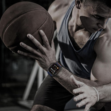 TECH-PROTECT NYLON SLIP APPLE WATCH 6 / 7 / 8 / 9 / 10 / SE / ULTRA 1 / 2 (44 / 45 / 46 / 49 MM) NAVY