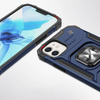 Wozinsky Ring Armor Hülle für iPhone 14 gepanzerte Hülle Magnethalter Ring blau