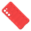 Magic Shield Case für Samsung Galaxy S23+ flexible gepanzerte Hülle rot