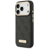 Guess 4G Logo Plate MagSafe Case for iPhone 17 Pro - Black