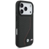 BMW M Carbon Line &amp; Logo MagSafe Case for iPhone 17 Pro - Red