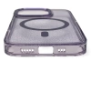 Etui Wozinsky Glitter Case MagSafe na Samsung Galaxy S24 FE - fioletowe z brokatem