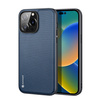 Dux Ducis Fino etui pokrowiec pokryty nylonowym materiałem iPhone 14 Pro niebieski