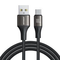 Kabel Joyroom Light-Speed Series SA25-AC6 USB-A / USB-C szybki transfer 100W 1.2m - czarny