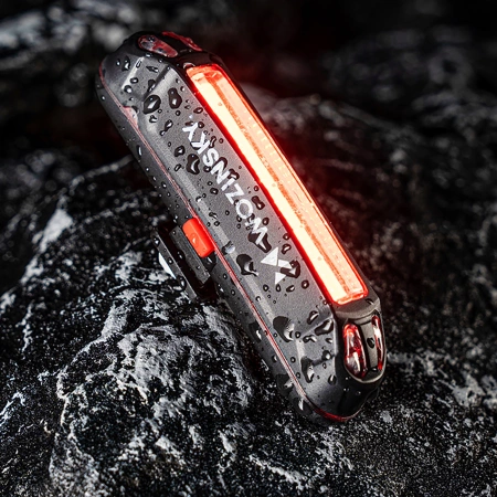 Wozinsky WSBLB3 Fahrradlicht-Set vorne (1000 lm) und hinten, USB-C, Schwarz