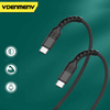 DENMEN KABEL USB TYP-C DO TYP-C  CZARNY 5A 100w D59C-B