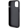 Karl Lagerfeld Gripstand Saffiano Choupette Pins case for iPhone 15 - black