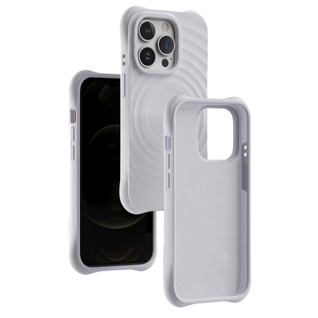 Nakładka Circle Mag do iPhone 14 Pro 6,1" szara