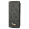 Guess 4G Metal Camera Outline Booktype Case - Etui iPhone 14 Pro Max (czarny)