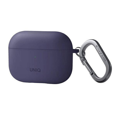 Uniq Hülle Nexo AirPods Pro 2 Gen + Ohrhaken Silikon lila/feige lila