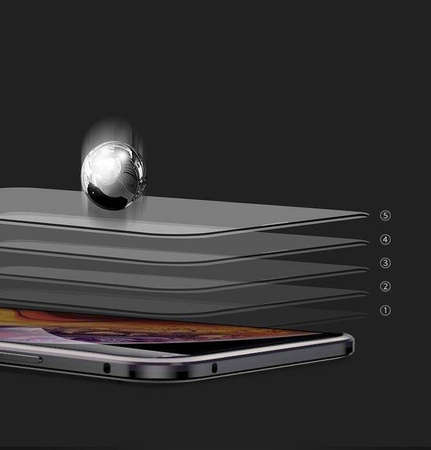 Wozinsky Full Magnetic Case magnetyczne etui 360 pokrowiec na przód i tył z wbudowanym szkłem Vivo X60 czarno-przezroczysty
