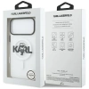 Etui Karl Lagerfeld IML Karl Sketch Logo MagSafe do iPhone 17 Pro Max - przezroczyste