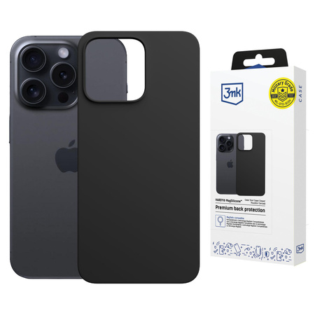 Apple iPhone 15 Pro - 3mk Hardy MagSilicone Graphite