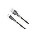 Forever kabel Sleek USB - USB-C 1,0 m 3A czarny