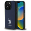 US Polo USHCP15XPGEV iPhone 15 Pro Max    6,7" granatowy/navy Leather Embroidered DH Color