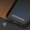 Dux Ducis Skin X2 case for iPhone 14 Plus case with magnetic flap brown